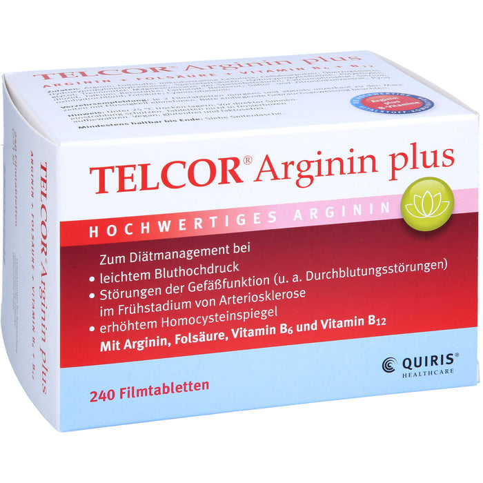 TELCOR Arginin plus, 240 pc Tablettes