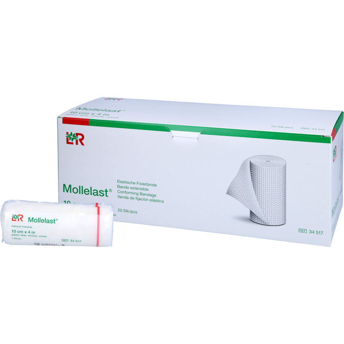 Mollelast elastische Fixierbinde 10 cm x 4 m, 20 pcs. Bandage