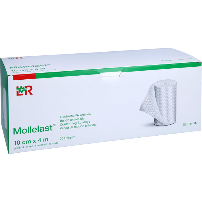 Mollelast elastische Fixierbinde 10 cm x 4 m, 20 pcs. Bandage