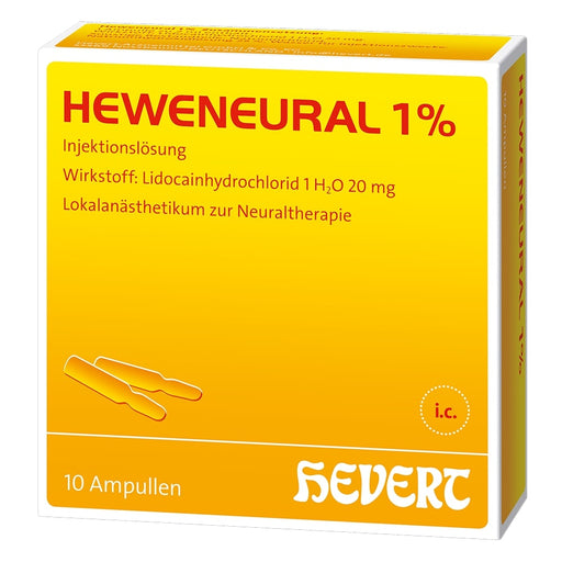 Heweneural 1 % Lokalanästhetikum, 10 St. Ampullen