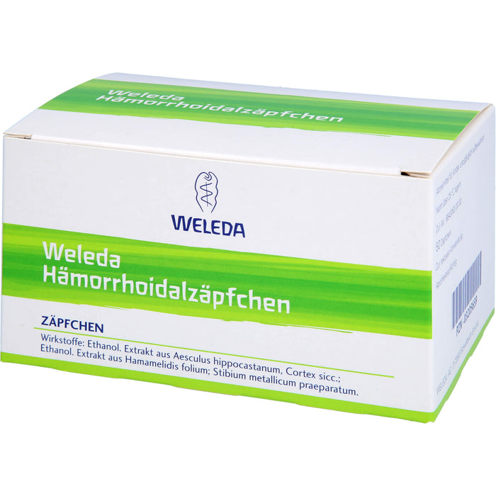 WELEDA Hämorrhoidalzäpfchen, 50 pcs. Suppositories