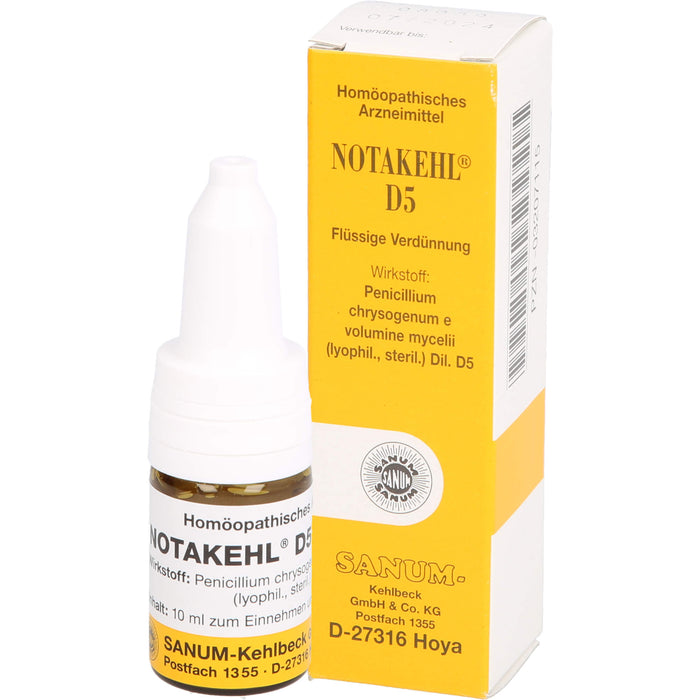SANUM-KEHLBECK Notakehl D5 flüssige Verdünnung, 10 ml Solution