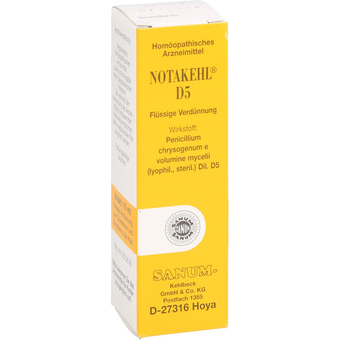 SANUM-KEHLBECK Notakehl D5 flüssige Verdünnung, 10 ml Solution