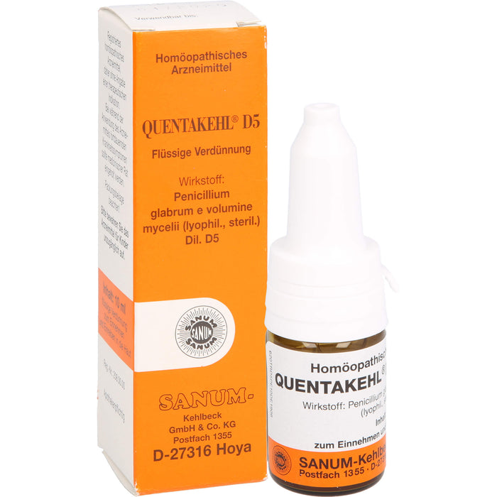 SANUM-KEHLBECK Quentakehl D5 flüssige Verdünnung, 10 ml Solution
