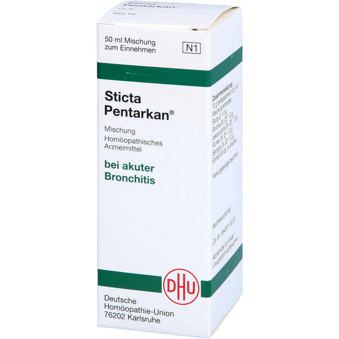 DHU Sticta Pentarkan Tropfen bei akuter Bronchitis, 50 ml Solution
