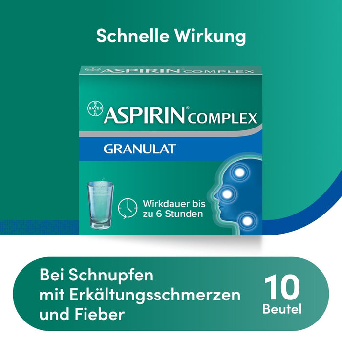 ASPIRIN Complex Granulat, 10 pcs. Sachets