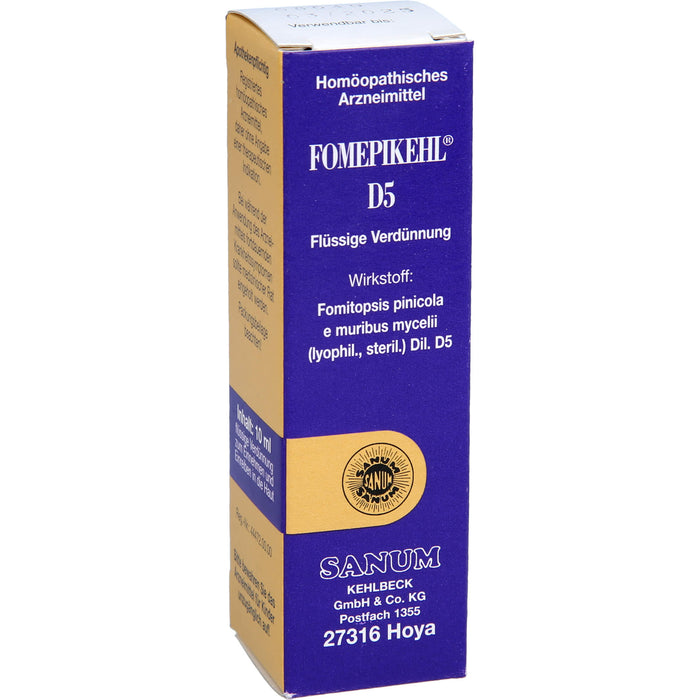 Fomepikehl D5 Tropfen, 10 ml Solution