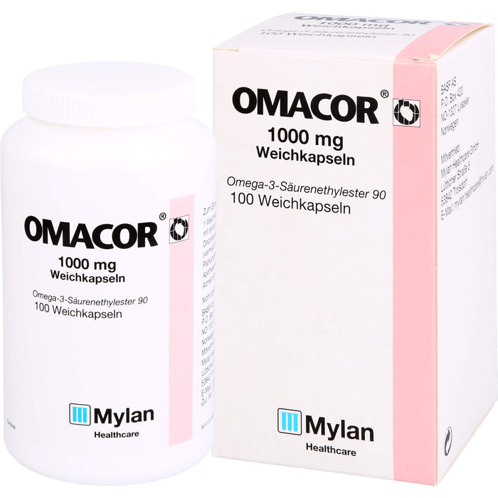 Omacor , 1000 mg Weichkapseln, 100 pcs. Capsules