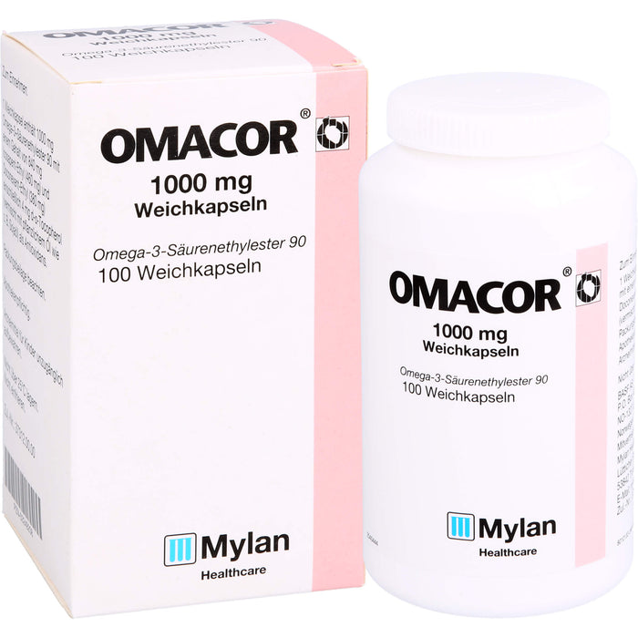 Omacor , 1000 mg Weichkapseln, 100 pcs. Capsules