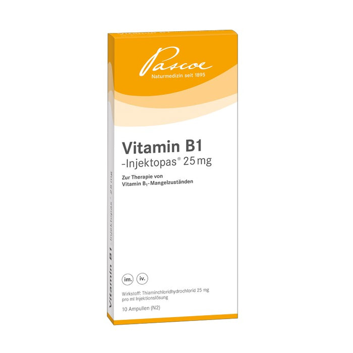Vitamin B1-Injektopas  25 mg, 10 St. Ampullen