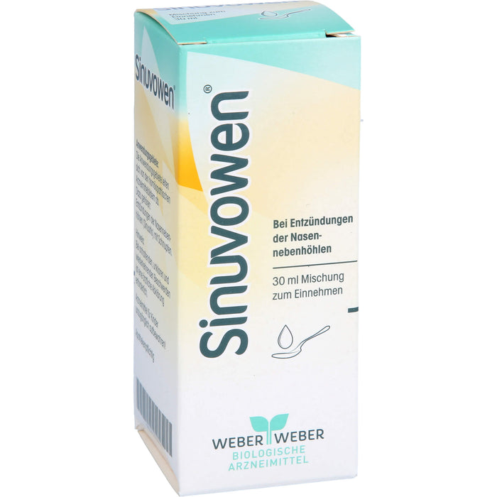 Sinuvowen Mischung bei Entzündungen der Nasennebenhöhlen, 30 ml Solution