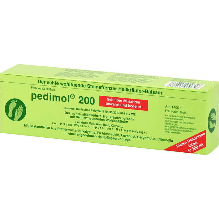 Pedimol 200 Heilkräuterbalsam, 200 ml Crème