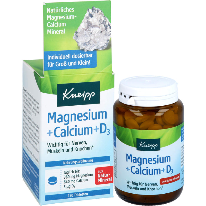 KNEIPP MAGNESIUM+CALCIUM, 150 pc Tablettes