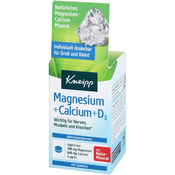 KNEIPP MAGNESIUM+CALCIUM, 150 pc Tablettes