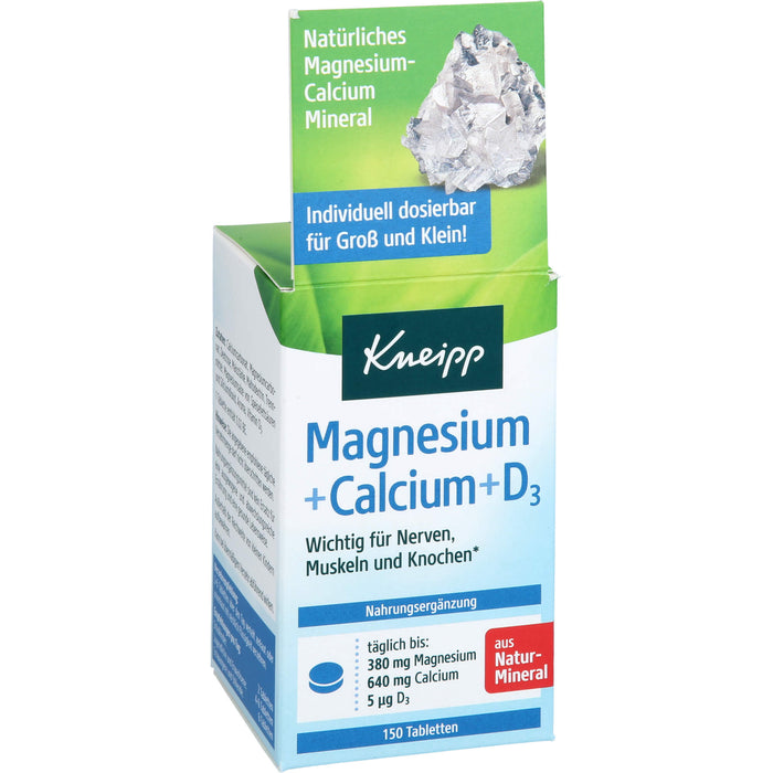 KNEIPP MAGNESIUM+CALCIUM, 150 pc Tablettes