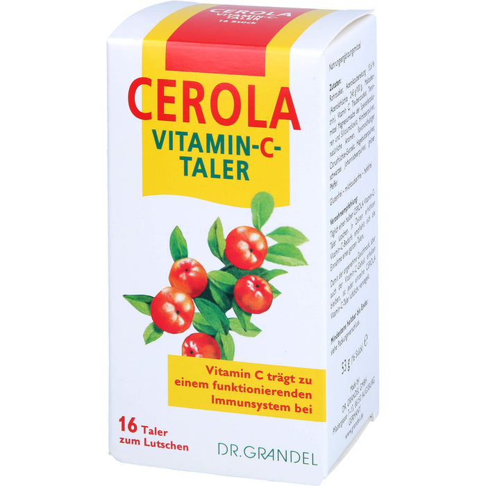 Dr. Grandel Cerola Vitamin-C-Taler, 16 pcs. Tablets