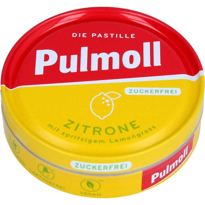 Pulmoll Halsbonbons Zitrone + Vitamin C zuckerfrei, 50 g Bonbons