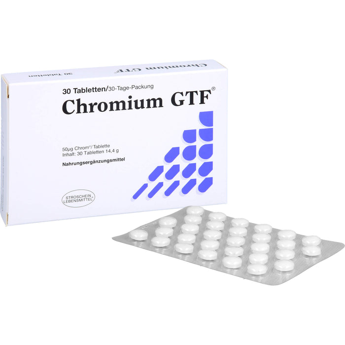 Chromium GTF Tabletten, 30 pc Tablettes
