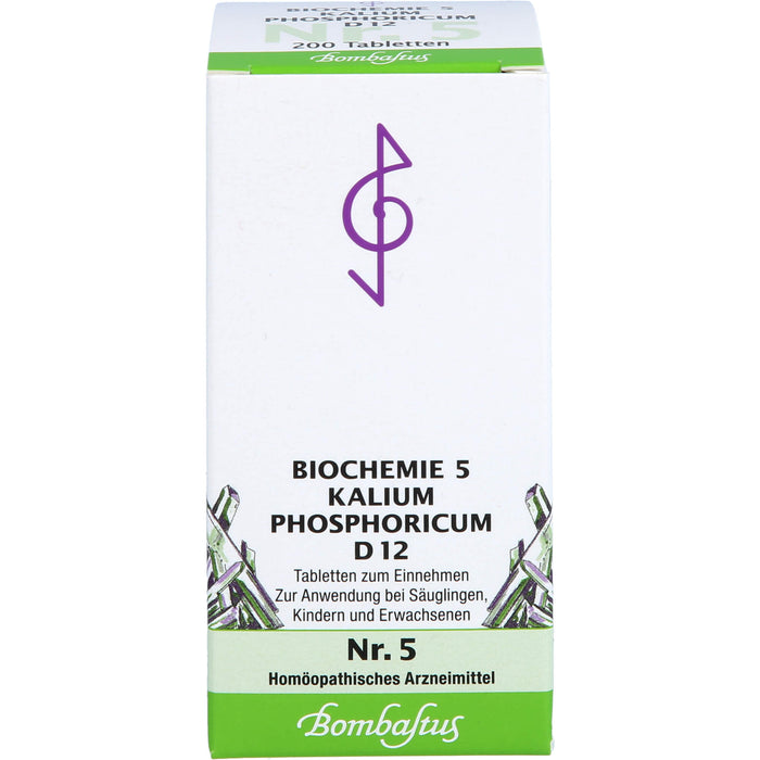 Biochemie 5 Kalium phosphoricum Bombastus D12 Tbl., 200 St TAB