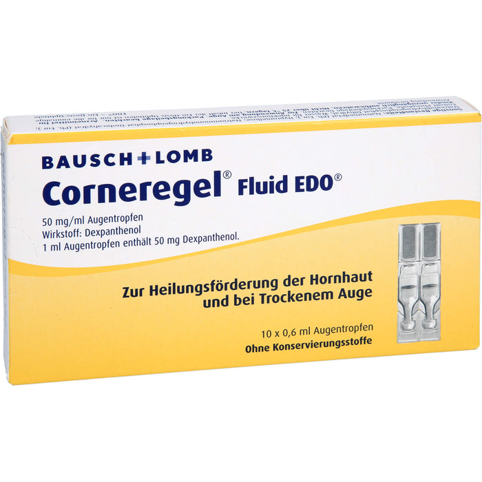 Corneregel Fluid EDO 50 mg/ml Augentropfen, 10 pc Pipettes à dose unique