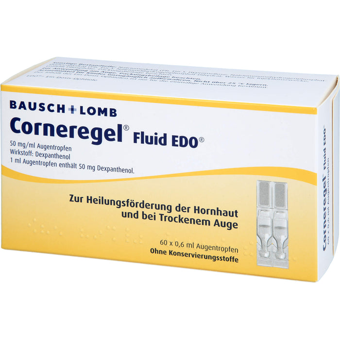 Corneregel Fluid EDO Augentropfen, 60 pcs. Single-dose pipettes