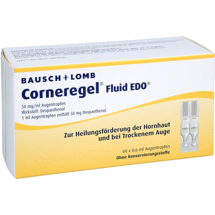 Corneregel Fluid EDO Augentropfen, 60 pc Pipettes à dose unique