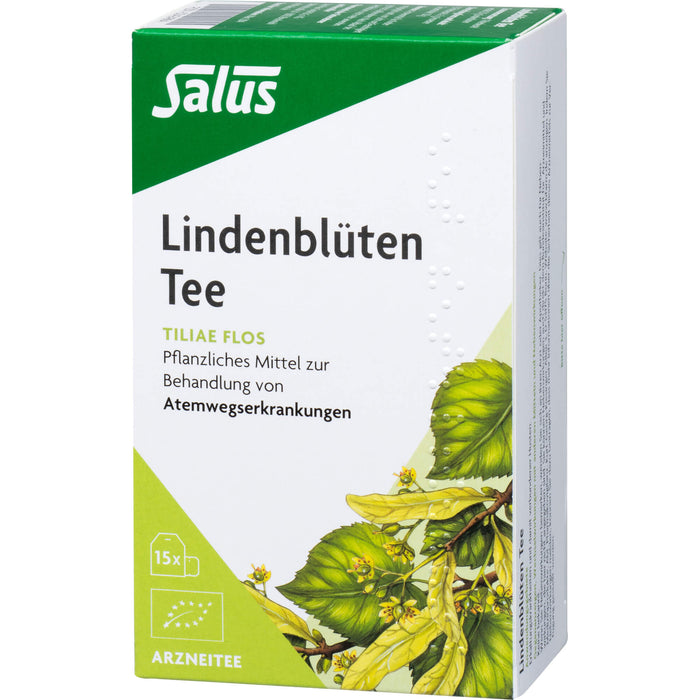 Salus Lindenblüten Arzneitee bio bei Atemwegserkrankungen, 15 pcs. Filter bag