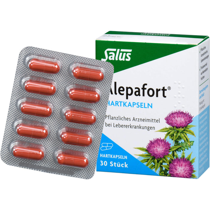 Salus Alepafort Hartkapseln bei Lebererkrankungen, 30 pc Capsules