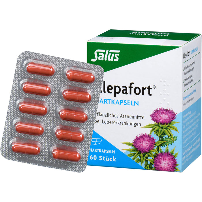 Salus Alepafort 108,2 mg Hartkapseln bei Lebererkrankungen, 60 St. Kapseln