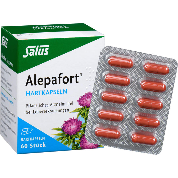 Salus Alepafort 108,2 mg Hartkapseln bei Lebererkrankungen, 60 St. Kapseln