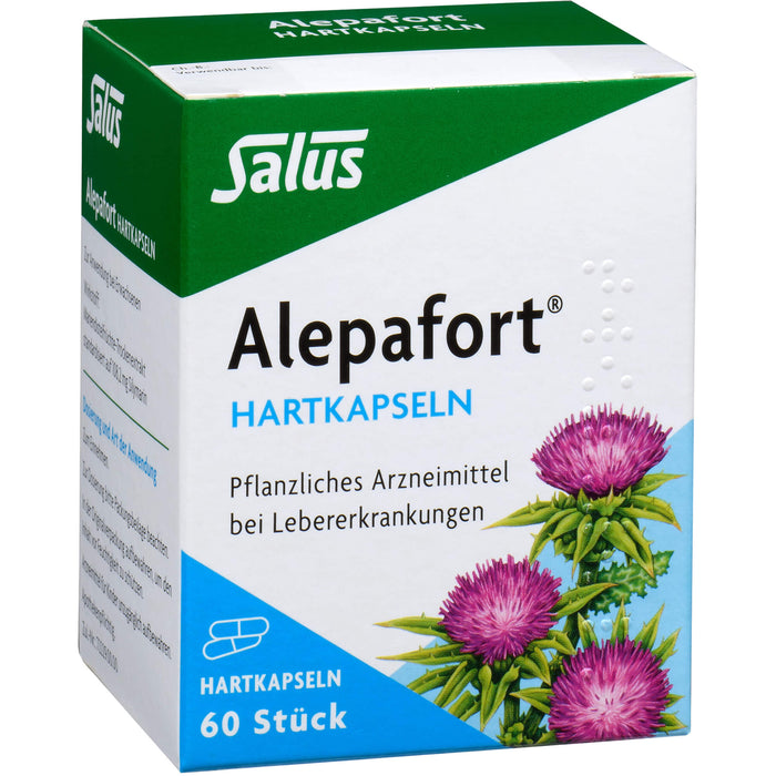 Salus Alepafort 108,2 mg Hartkapseln bei Lebererkrankungen, 60 St. Kapseln
