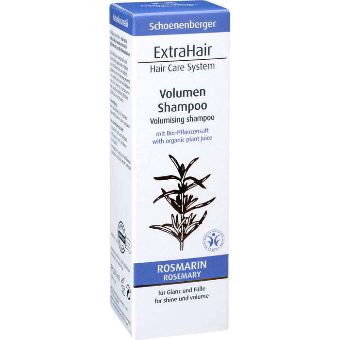 Schoenenberger Naturkosmetik ExtraHair Hair Care System Volume Shampoo, 200 ml Shampoo