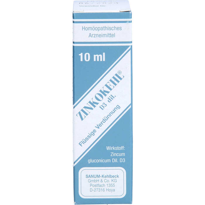 Zinkokehl D3 Tropf., 10 ml TRO
