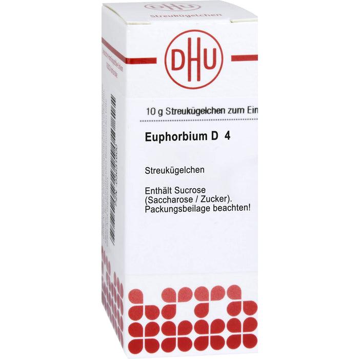 Euphorbium D4 DHU Globuli, 10 g Globules