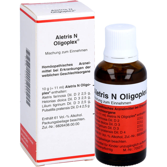 Aletris N Oligoplex Mischung bei Erkrankungen der weiblichen Geschlechtsorgane, 50 ml Lösung