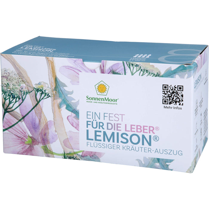 Sonnenmoor Lemison Flüssiger Kräuterauszug zur Unterstützung von Galle und Leber, 800 ml 