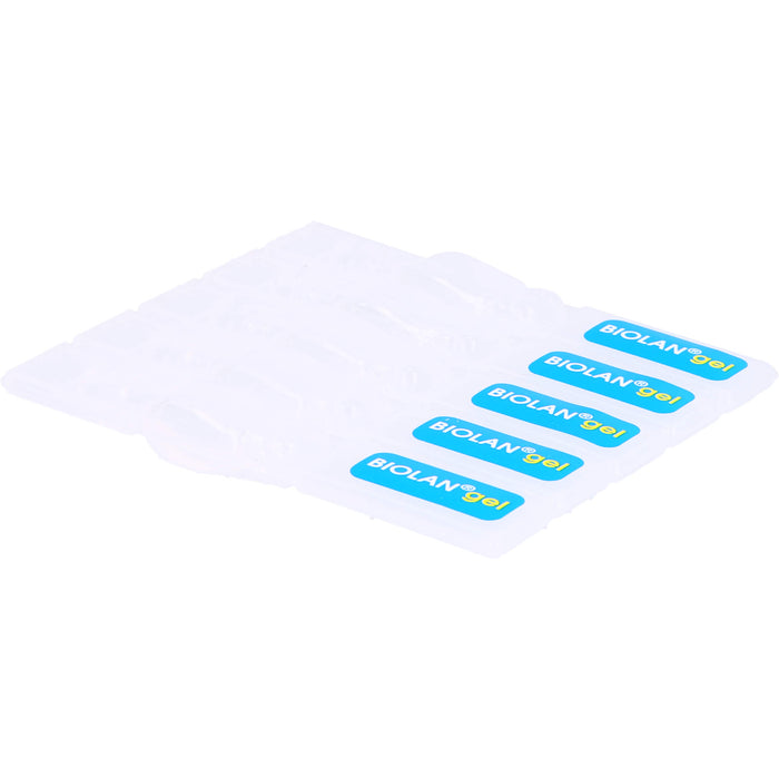 BIOLAN Gel Augentropfen mit Natriumhyaluronat 0,3% für trockene Augen, 20 pcs. Single-dose pipettes