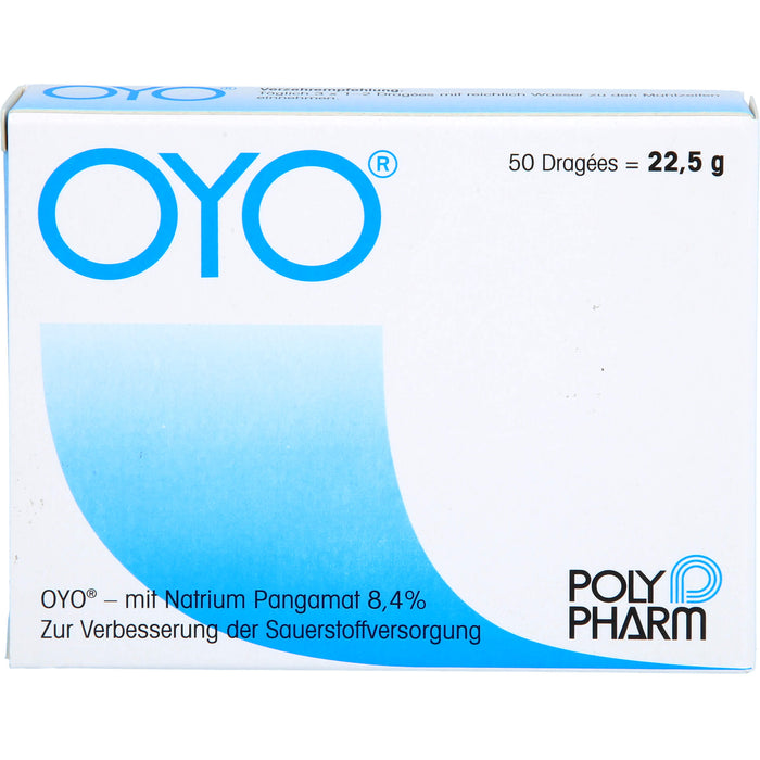 OYO Dragées zur Unterstützung der Sauerstoffversorgung, 50 St. Tabletten