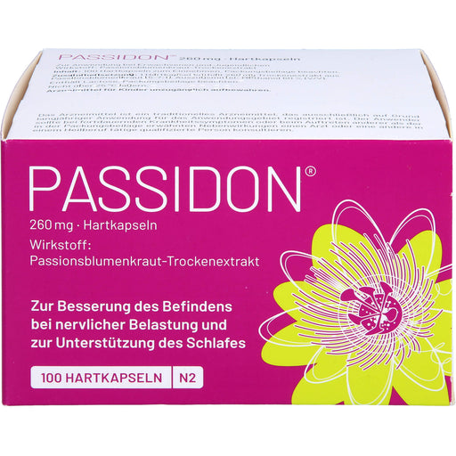Passidon Kapseln zur Behandlung von nervösen Unruhezuständen, 100 St. Kapseln