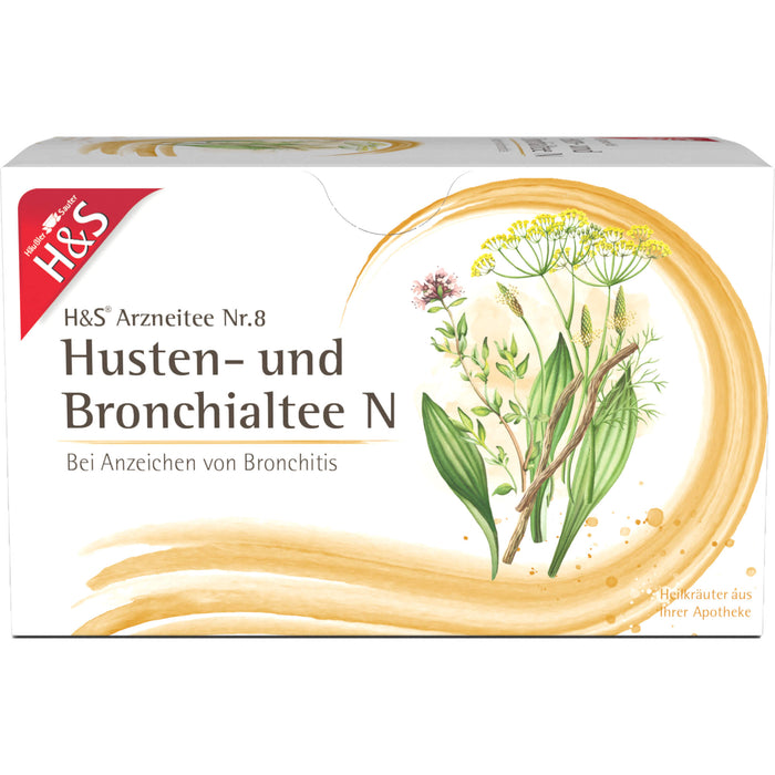 H&S Arzneitee Nr. 8 Husten- und Bronchialtee N, 20 St. Filterbeutel