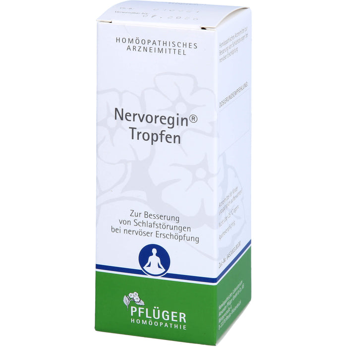 Pflüger Nervoregin Tropfen zur Besserung von Schlafstörungen bei nervöser Erschöpfung, 100 ml Solution