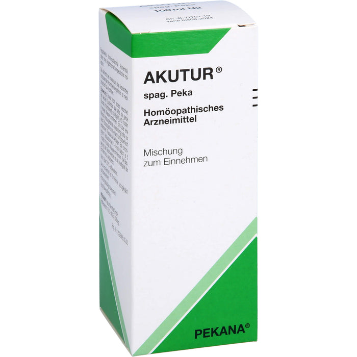 Akutur spag. Peka Tropfen, 100 ml Lösung