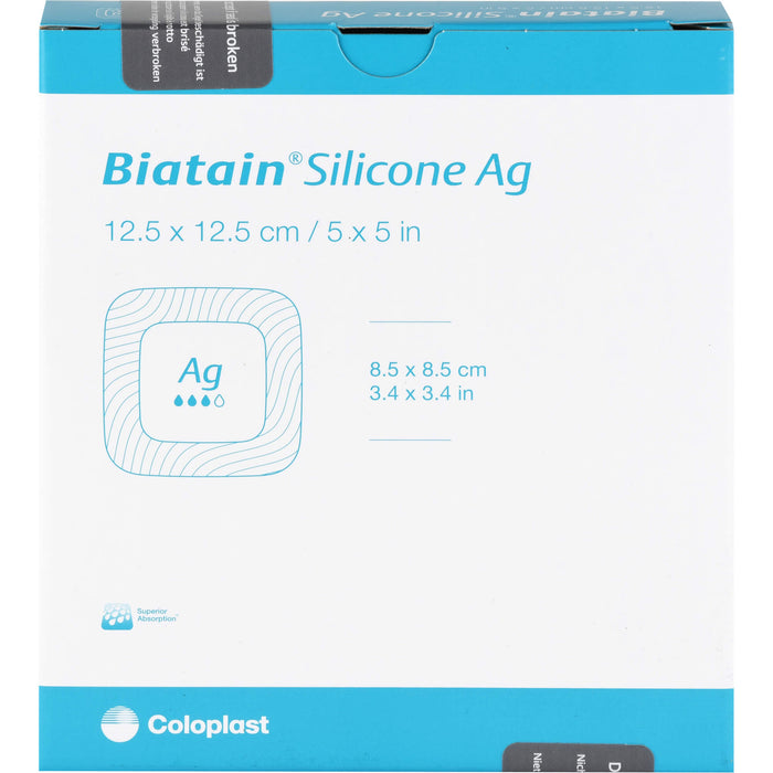 Biatain Silicone Ag Schaumverband, 5 St VER