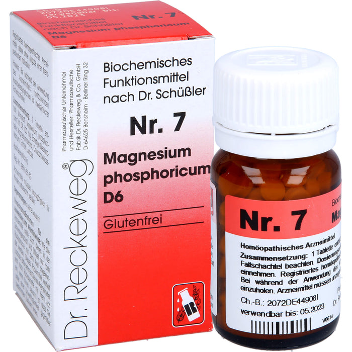 Dr. Reckeweg Biochemie 7 Magnesium phosphoricum D6 Tabletten, 200 pc Tablettes