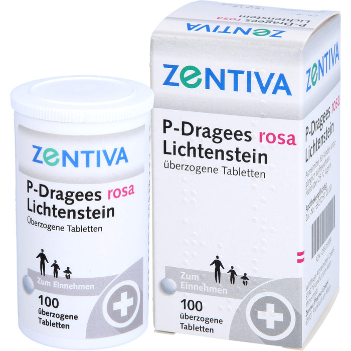 P-Dragees rosa LichtensteinTabletten, 100 pc Tablettes