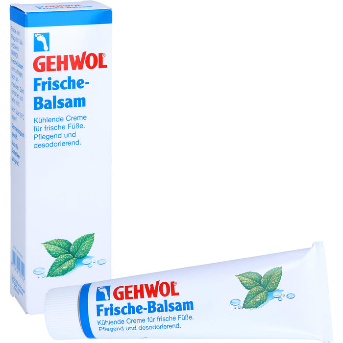 GEHWOL Frische-Balsam kühlende Creme für frische Füße, pflegend und desodorierend, 75 ml Crème
