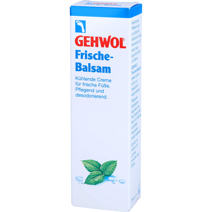 GEHWOL Frische-Balsam kühlende Creme für frische Füße, pflegend und desodorierend, 75 ml Crème