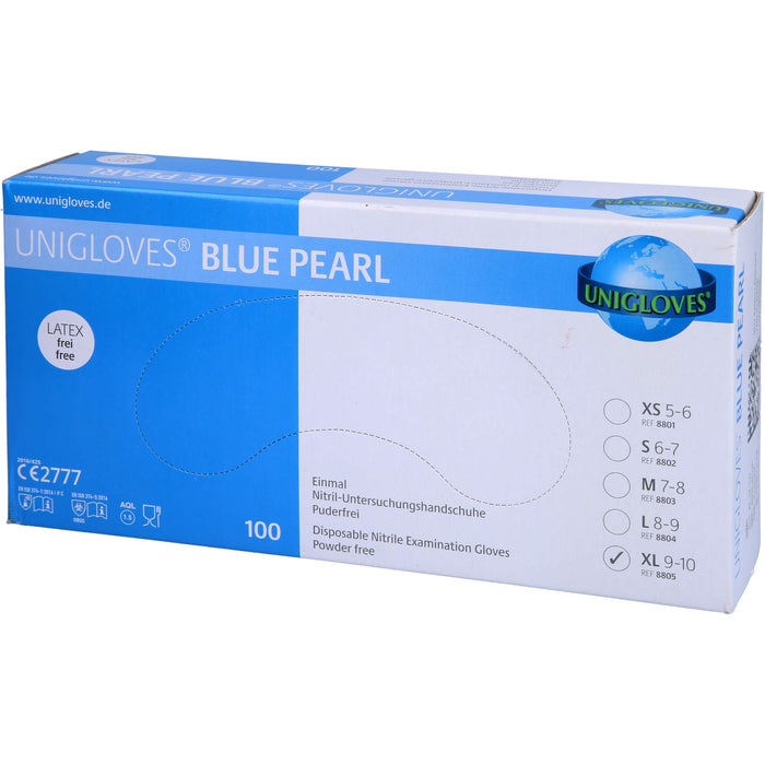Einmal Handschuhe Nitril blau XL, 100 pcs. Gloves