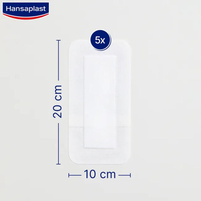 Hansaplast Wundverband 4XL Steril Sensitive 10 x 20 cm, 5 pcs. Patch