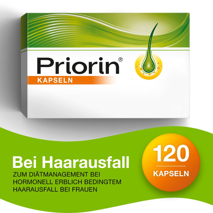 Priorin Kapseln für den Nährstoffbedarf der Haarwurzel, 120 pc Capsules